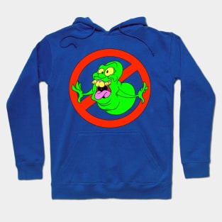 Slimer cute creepy cartoon ghost Hoodie